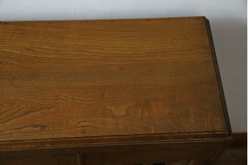 和製アンティーク　栓材　扉のデザインがお洒落な本箱　(R-078621)