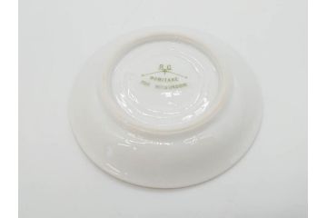オールドノリタケ　NORITAKE　三越　ヤジロベー印　柔らかい色彩の花のデザインが可愛らしいミニプレート6枚セット(花、フラワー、小皿、豆皿、磁器、洋食器)(R-078631)