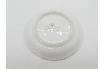 オールドノリタケ　NORITAKE　三越　ヤジロベー印　柔らかい色彩の花のデザインが可愛らしいミニプレート6枚セット(花、フラワー、小皿、豆皿、磁器、洋食器)(R-078631)