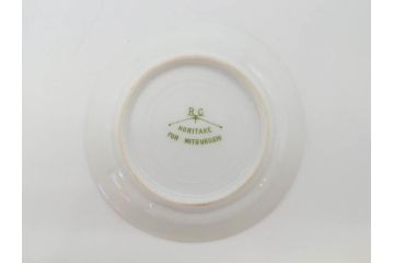 オールドノリタケ　NORITAKE　三越　ヤジロベー印　柔らかい色彩の花のデザインが可愛らしいミニプレート6枚セット(花、フラワー、小皿、豆皿、磁器、洋食器)(R-078631)