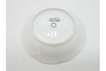 フランス　LIMOGES(リモージュ)　Georges Boyer(ジョルジュ ボワイエ)　バラの絵付けが上品なプレート5枚セット(薔薇、ローズ、磁器、金彩、深皿、小皿、洋食器)(R-078632)