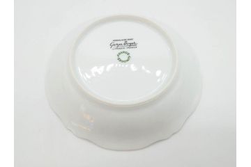 フランス　LIMOGES(リモージュ)　Georges Boyer(ジョルジュ ボワイエ)　バラの絵付けが上品なプレート5枚セット(薔薇、ローズ、磁器、金彩、深皿、小皿、洋食器)(R-078632)