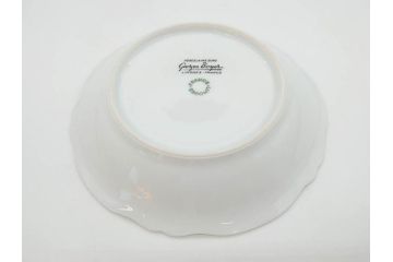 フランス　LIMOGES(リモージュ)　Georges Boyer(ジョルジュ ボワイエ)　バラの絵付けが上品なプレート5枚セット(薔薇、ローズ、磁器、金彩、深皿、小皿、洋食器)(R-078632)