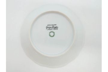 フランス　LIMOGES(リモージュ)　Georges Boyer(ジョルジュ ボワイエ)　バラの絵付けが上品なプレート5枚セット(薔薇、ローズ、磁器、金彩、深皿、小皿、洋食器)(R-078632)