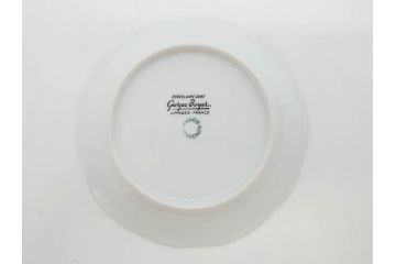 フランス　LIMOGES(リモージュ)　Georges Boyer(ジョルジュ ボワイエ)　バラの絵付けが上品なプレート5枚セット(薔薇、ローズ、磁器、金彩、深皿、小皿、洋食器)(R-078633)