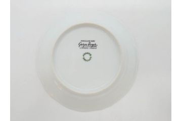 フランス　LIMOGES(リモージュ)　Georges Boyer(ジョルジュ ボワイエ)　バラの絵付けが上品なプレート5枚セット(薔薇、ローズ、磁器、金彩、深皿、小皿、洋食器)(R-078633)