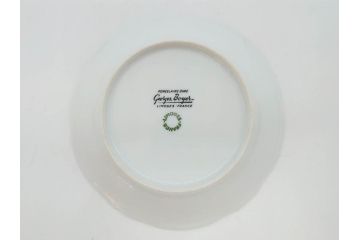 フランス　LIMOGES(リモージュ)　Georges Boyer(ジョルジュ ボワイエ)　バラの絵付けが上品なプレート5枚セット(薔薇、ローズ、磁器、金彩、深皿、小皿、洋食器)(R-078633)