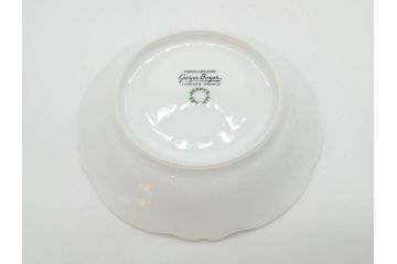 フランス　LIMOGES(リモージュ)　Georges Boyer(ジョルジュ ボワイエ)　バラの絵付けが上品なプレート5枚セット(薔薇、ローズ、磁器、金彩、深皿、小皿、洋食器)(R-078634)