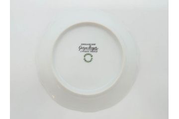 フランス　LIMOGES(リモージュ)　Georges Boyer(ジョルジュ ボワイエ)　バラの絵付けが上品なプレート5枚セット(薔薇、ローズ、磁器、金彩、深皿、小皿、洋食器)(R-078634)