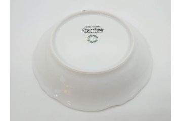 フランス　LIMOGES(リモージュ)　Georges Boyer(ジョルジュ ボワイエ)　バラの絵付けが上品なプレート5枚セット(薔薇、ローズ、磁器、金彩、深皿、小皿、洋食器)(R-078635)