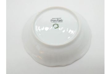 フランス　LIMOGES(リモージュ)　Georges Boyer(ジョルジュ ボワイエ)　バラの絵付けが上品なプレート5枚セット(薔薇、ローズ、磁器、金彩、深皿、小皿、洋食器)(R-078635)