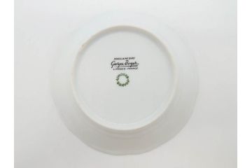 フランス　LIMOGES(リモージュ)　Georges Boyer(ジョルジュ ボワイエ)　バラの絵付けが上品なプレート5枚セット(薔薇、ローズ、磁器、金彩、深皿、小皿、洋食器)(R-078635)
