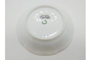 フランス　LIMOGES(リモージュ)　Georges Boyer(ジョルジュ ボワイエ)　バラの絵付けが上品なプレート5枚セット(薔薇、ローズ、磁器、金彩、深皿、小皿、洋食器)(R-078635)
