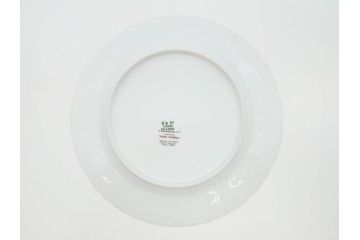 フランス　BERNARDAUD(ベルナルド)　LIMOGES(リモージュ)　マリー・テレーズ　細かな花のガーランドが装飾された優雅なプレート3枚セット(MARIE THERESE、リボン、花、フラワー、金彩、中皿、大皿、磁器、洋食器)(R-078637)