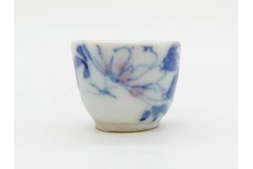 江戸〜明治期　古伊万里　雛道具　繊細に絵付けされたミニチュア和食器15点セット(染付、和食器、和皿、豆皿、変形皿、磁器、ひな祭り、ままごと、湯呑)(R-078641)