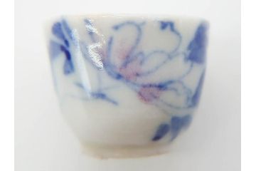 江戸〜明治期　古伊万里　雛道具　繊細に絵付けされたミニチュア和食器15点セット(染付、和食器、和皿、豆皿、変形皿、磁器、ひな祭り、ままごと、湯呑)(R-078641)