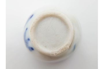 江戸〜明治期　古伊万里　雛道具　繊細に絵付けされたミニチュア和食器15点セット(染付、和食器、和皿、豆皿、変形皿、磁器、ひな祭り、ままごと、湯呑)(R-078641)