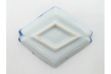 江戸〜明治期　古伊万里　雛道具　繊細に絵付けされたミニチュア和食器15点セット(染付、和食器、和皿、豆皿、変形皿、磁器、ひな祭り、ままごと、湯呑)(R-078641)
