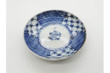 江戸〜明治期　古伊万里　雛道具　繊細に絵付けされたミニチュア和食器15点セット(染付、和食器、和皿、豆皿、変形皿、磁器、ひな祭り、ままごと、湯呑)(R-078641)