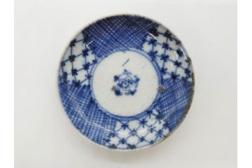 江戸〜明治期　古伊万里　雛道具　繊細に絵付けされたミニチュア和食器15点セット(染付、和食器、和皿、豆皿、変形皿、磁器、ひな祭り、ままごと、湯呑)(R-078641)