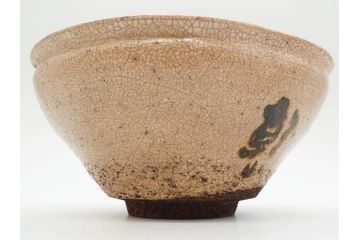 時代物　乾山銘　茶碗　約22cm　7.2寸　瓢箪のデザインが目を引く菓子器(尾形乾山、お茶碗、茶陶、茶道具、直物、和食器、七寸二分、共箱付き)(R-078645)