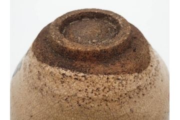 時代物　乾山銘　茶碗　約22cm　7.2寸　瓢箪のデザインが目を引く菓子器(尾形乾山、お茶碗、茶陶、茶道具、直物、和食器、七寸二分、共箱付き)(R-078645)