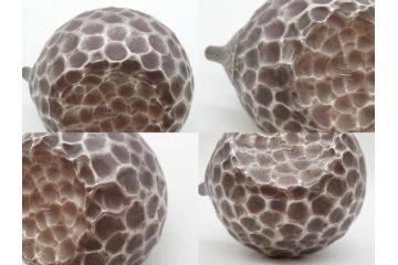純銀　服部製　茶器揃　在銘作家物　合計972g　槌目模様が魅力的な重厚感のある茶器揃(銀瓶、湯瓶、煎茶道具、服部時計店、シルバー、茶道具、湯沸かし、急須、茶托、和食器、共箱付き、説明書付き)(R-078648)