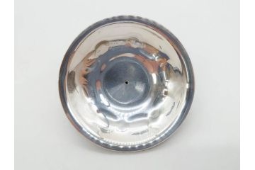 純銀　服部製　茶器揃　在銘作家物　合計972g　槌目模様が魅力的な重厚感のある茶器揃(銀瓶、湯瓶、煎茶道具、服部時計店、シルバー、茶道具、湯沸かし、急須、茶托、和食器、共箱付き、説明書付き)(R-078648)