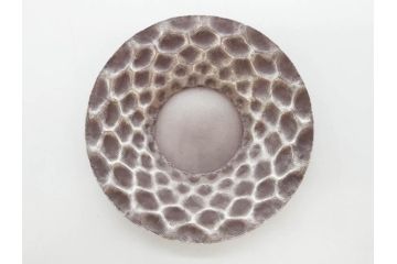 純銀　服部製　茶器揃　在銘作家物　合計972g　槌目模様が魅力的な重厚感のある茶器揃(銀瓶、湯瓶、煎茶道具、服部時計店、シルバー、茶道具、湯沸かし、急須、茶托、和食器、共箱付き、説明書付き)(R-078648)