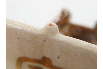 伊東陶山　高さ約20cm　細部まで丁寧に作られた宝舟(商売繁盛、宝船、縁起物、帆船、七福神、八仙、置物、オブジェ、共箱付き)(R-078649)