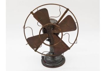 ジャンク品　アメリカ　Westinghouse(ウェスティングハウス)　レトロな雰囲気が漂う扇風機(ファン、ディスプレイ、ELECTRIC、4枚羽、98926A、箱付き)(R-078650)