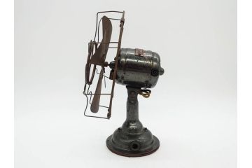 ジャンク品　アメリカ　Westinghouse(ウェスティングハウス)　レトロな雰囲気が漂う扇風機(ファン、ディスプレイ、ELECTRIC、4枚羽、98926A、箱付き)(R-078650)