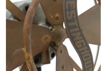 ジャンク品　アメリカ　Westinghouse(ウェスティングハウス)　レトロな雰囲気が漂う扇風機(ファン、ディスプレイ、ELECTRIC、4枚羽、98926A、箱付き)(R-078650)
