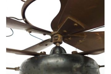ジャンク品　アメリカ　Westinghouse(ウェスティングハウス)　レトロな雰囲気が漂う扇風機(ファン、ディスプレイ、ELECTRIC、4枚羽、98926A、箱付き)(R-078650)