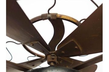 ジャンク品　アメリカ　Westinghouse(ウェスティングハウス)　レトロな雰囲気が漂う扇風機(ファン、ディスプレイ、ELECTRIC、4枚羽、98926A、箱付き)(R-078650)