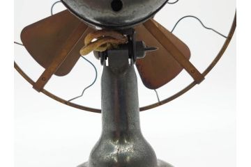 ジャンク品　アメリカ　Westinghouse(ウェスティングハウス)　レトロな雰囲気が漂う扇風機(ファン、ディスプレイ、ELECTRIC、4枚羽、98926A、箱付き)(R-078650)