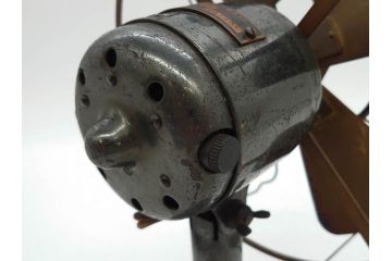 ジャンク品　アメリカ　Westinghouse(ウェスティングハウス)　レトロな雰囲気が漂う扇風機(ファン、ディスプレイ、ELECTRIC、4枚羽、98926A、箱付き)(R-078650)