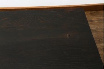 和製ビンテージ　栗材　浮造り仕上げ　落ち着いた和の雰囲気作りにおすすめの座卓(ローテーブル、センターテーブル、リビングテーブル、ヴィンテージ)(R-078656)