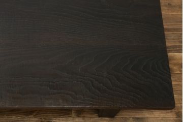 和製ビンテージ　栗材　浮造り仕上げ　落ち着いた和の雰囲気作りにおすすめの座卓(ローテーブル、センターテーブル、リビングテーブル、ヴィンテージ)(R-078656)