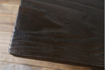 和製ビンテージ　栗材　浮造り仕上げ　落ち着いた和の雰囲気作りにおすすめの座卓(ローテーブル、センターテーブル、リビングテーブル、ヴィンテージ)(R-078656)