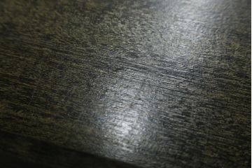 和製アンティーク　深く味のある木の風合いが魅力的な楔(クサビ)式本棚(ブックシェルフ、オープンシェルフ、飾り棚)(R-078657)