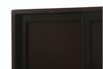和製アンティーク　落ち着きのある空間作りにおすすめのパタパタ下駄箱(シューズボックス、靴箱、収納棚、戸棚、キャビネット)(R-078660)