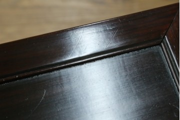 和製アンティーク　指物工芸家具　総紫檀(シタン)材　和の雰囲気づくりにおすすめの花台　(R-078661)