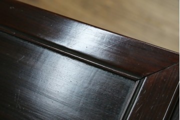 和製アンティーク　指物工芸家具　総紫檀(シタン)材　和の雰囲気づくりにおすすめの花台　(R-078661)