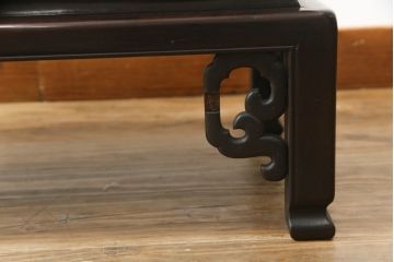 和製アンティーク　指物工芸家具　総紫檀(シタン)材　和の雰囲気づくりにおすすめの花台(飾り台)(R-078661)