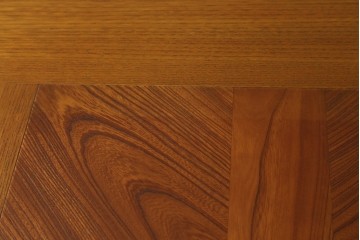 中古　美品　伝統木芸士　石橋武士作　欅(ケヤキ)材　重厚感のある大型サイズの囲炉裏テーブル　(R-078664)