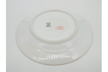 ビンテージ　フランス　PILLIVUYT(ピリヴィッツ)　MEHUN(メアン)　淡い色調で描かれた花のデザインが上品なプレート5枚セット(ピリヴュイ、花柄、フラワー、金彩、磁器、食器、皿、中皿、洋食器、ヴィンテージ)(R-078687)