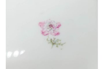 ビンテージ　フランス　PILLIVUYT(ピリヴィッツ)　MEHUN(メアン)　淡い色調で描かれた花のデザインが上品なプレート6枚セット(ピリヴュイ、花柄、フラワー、金彩、磁器、食器、皿、中皿、洋食器、ヴィンテージ)(R-078688)