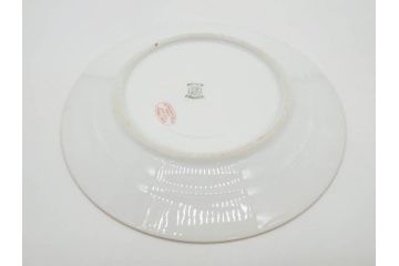 ビンテージ　フランス　PILLIVUYT(ピリヴィッツ)　MEHUN(メアン)　淡い色調で描かれた花のデザインが上品なプレート6枚セット(ピリヴュイ、花柄、フラワー、金彩、磁器、食器、皿、中皿、洋食器、ヴィンテージ)(R-078688)