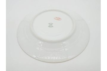 ビンテージ　フランス　PILLIVUYT(ピリヴィッツ)　MEHUN(メアン)　淡い色調で描かれた花のデザインが上品なプレート6枚セット(ピリヴュイ、花柄、フラワー、金彩、磁器、食器、皿、中皿、洋食器、ヴィンテージ)(R-078688)